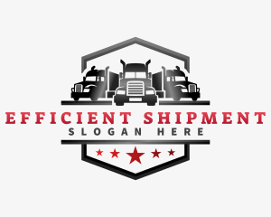 Logistic Truck Transport logo design