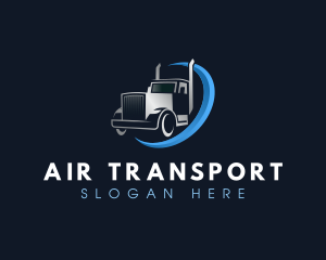 Courier Delivery Truck logo design