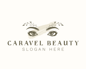 Eyelashes Beauty Cosmetics logo design