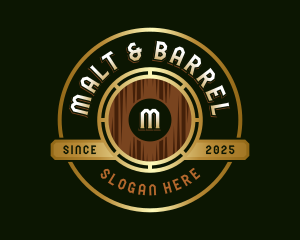 Distillery Liquor Barrel logo