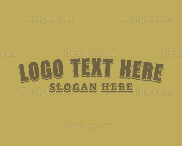 Rustic Fashion Brand Logo