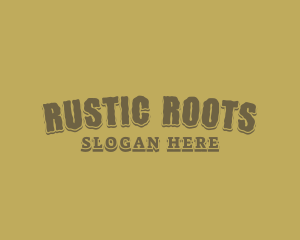 Rustic Fashion Brand logo design