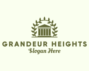 Laurel Leaf Museum logo design