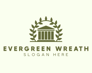 Laurel Wreath Museum logo design