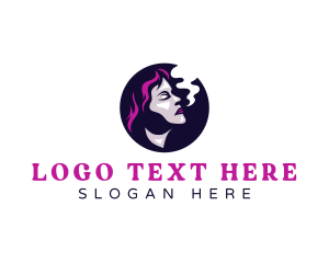 Cigar Woman Smoking logo