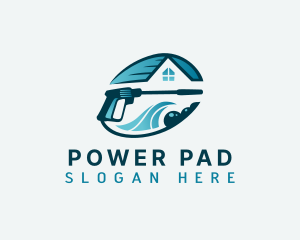 Power Washing Janitorial logo design