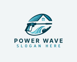 Power Washing Janitorial logo design