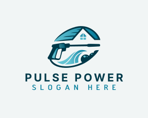 Power Washing Janitorial logo design