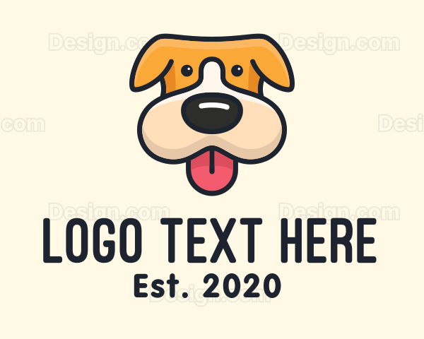 Cute Puppy Dog Logo