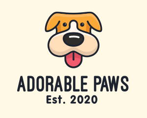 Cute Puppy Dog logo