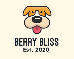 Cute Puppy Dog logo design