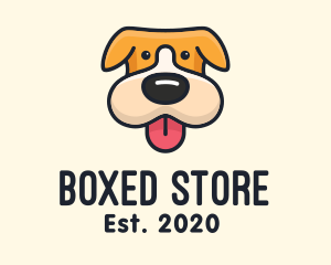 Cute Puppy Dog logo design