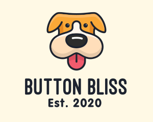 Cute Puppy Dog logo design