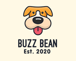 Cute Puppy Dog logo design