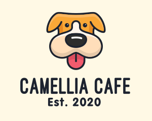 Cute Puppy Dog logo design