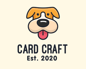 Cute Puppy Dog logo design