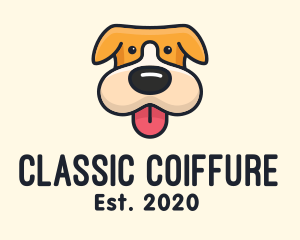 Cute Puppy Dog logo design