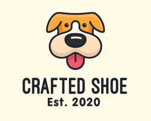 Cute Puppy Dog logo design