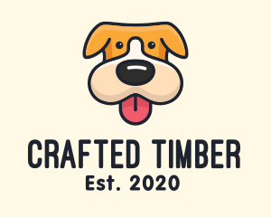 Cute Puppy Dog logo design