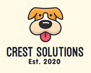 Cute Puppy Dog logo design