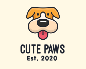 Cute Puppy Dog logo