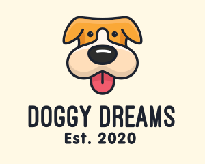 Cute Puppy Dog logo