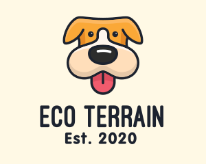 Cute Puppy Dog logo design