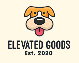 Cute Puppy Dog logo design