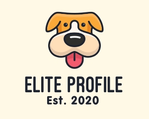 Cute Puppy Dog logo design