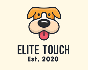 Cute Puppy Dog logo design