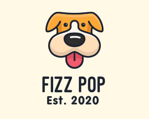 Cute Puppy Dog logo design