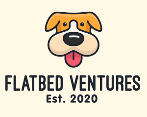 Cute Puppy Dog logo design