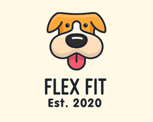 Cute Puppy Dog logo design