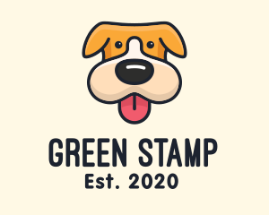 Cute Puppy Dog logo design