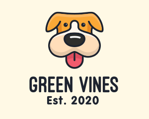 Cute Puppy Dog logo design