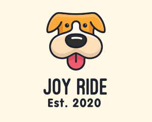 Cute Puppy Dog logo design