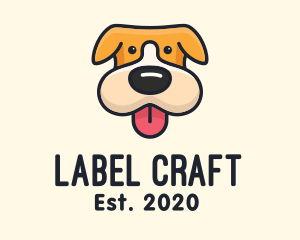 Cute Puppy Dog logo design