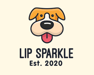 Cute Puppy Dog logo design