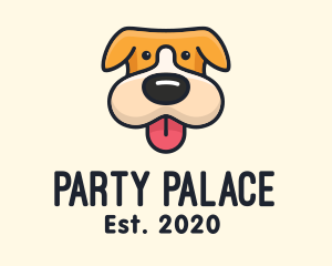 Cute Puppy Dog logo design