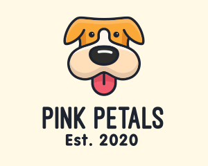 Cute Puppy Dog logo design