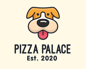 Cute Puppy Dog logo design