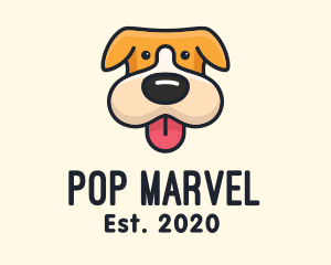 Cute Puppy Dog logo design