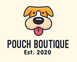 Cute Puppy Dog logo design