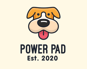 Cute Puppy Dog logo design