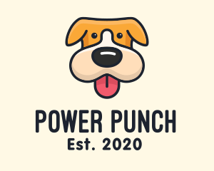 Cute Puppy Dog logo design