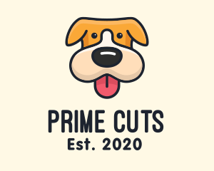 Cute Puppy Dog logo design