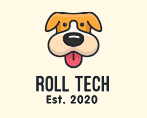 Cute Puppy Dog logo design