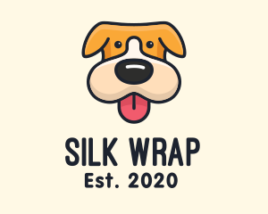 Cute Puppy Dog logo design