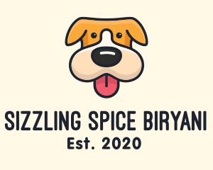 Cute Puppy Dog logo design