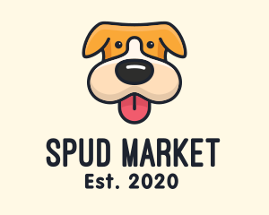 Cute Puppy Dog logo design